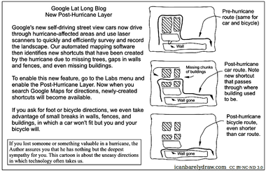 Google Maps Post-Hurricane Layer