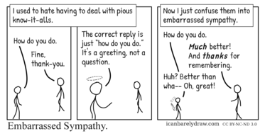 Embarrassed Sympathy